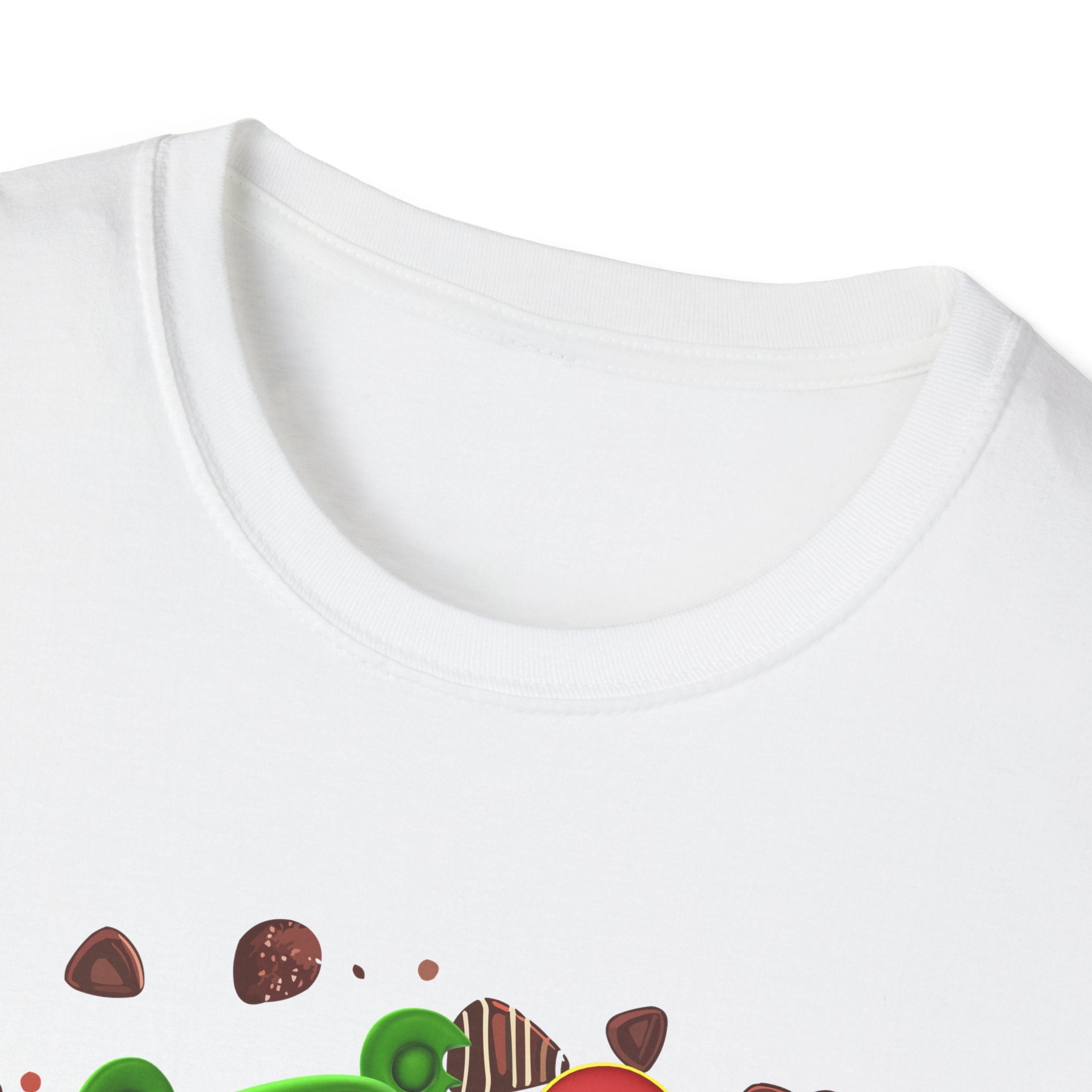 Valentine's Day Gummy Bear Adult Unisex Softstyle T-Shirt - Chocolate Lover, Valentine's Gift, Cute Tee, Holiday Shirt, Sweetheart Top