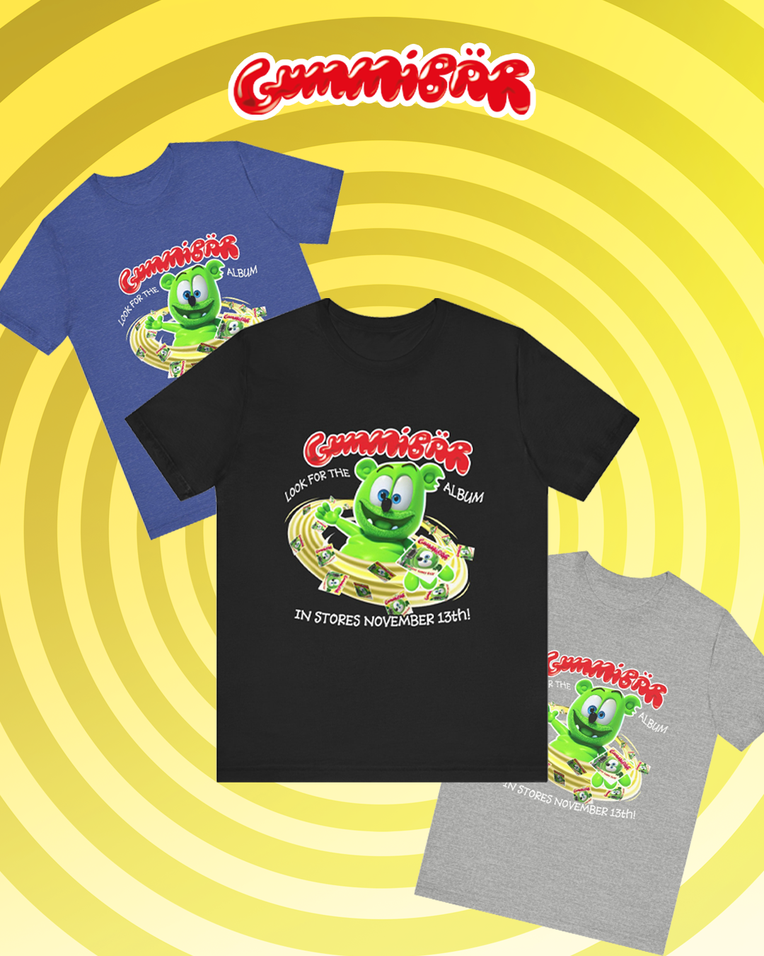 Gummibär Gummy Bear Album November 13th 2026 Limited Edition Shirt