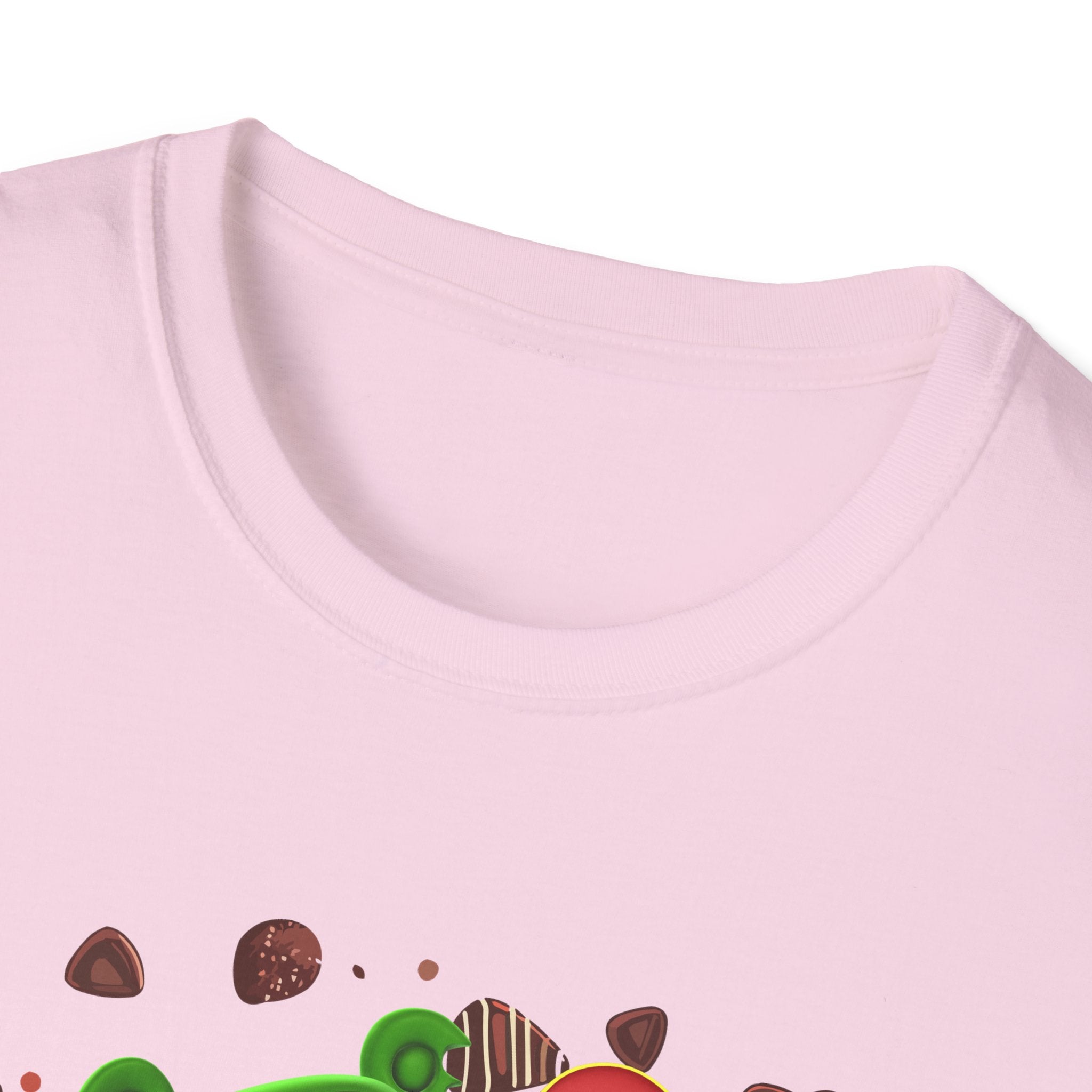 Valentine's Day Gummy Bear Adult Unisex Softstyle T-Shirt - Chocolate Lover, Valentine's Gift, Cute Tee, Holiday Shirt, Sweetheart Top