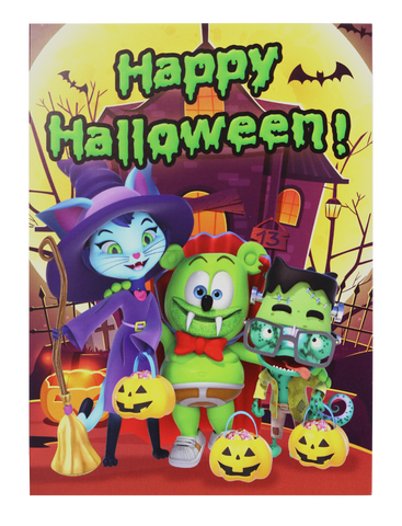 ◆ハーバリウム　369 happy Halloween *.:。✿*゜ Gummibär (The Gummy Bear) Halloween Greeting Card – GummyBearShop