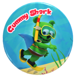 Gummibär (The Gummy Bear) Gummy Shark Week 2019 Buttons