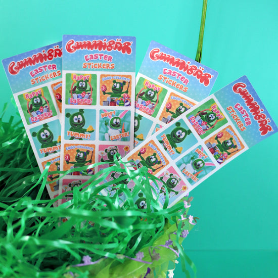 Gummibär (The Gummy Bear) Easter Greetings Planner Sticker Sheets ~ 4 Sheets ~ 40 Stickers
