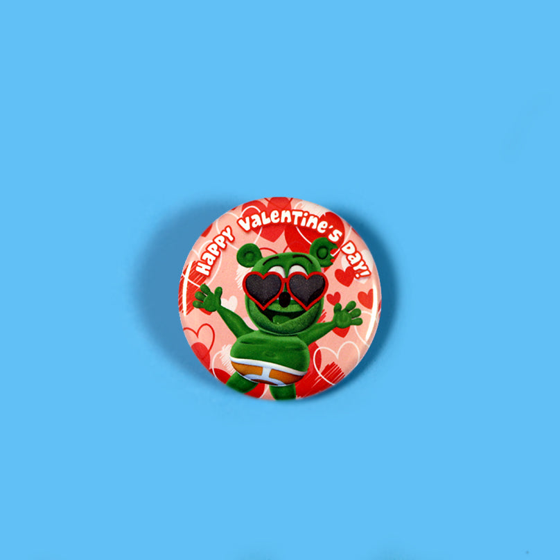 Gummibär (The Gummy Bear) Valentine's Day Button
