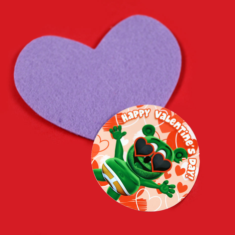 Gummibär (The Gummy Bear) Valentine's Day Sticker